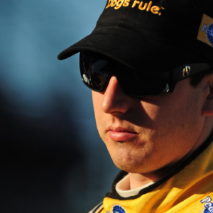 NASCAR Sprint Cup Series driver Kyle Busch during qualifying for the Checker Auto Parts 500 at Phoenix International Raceway.