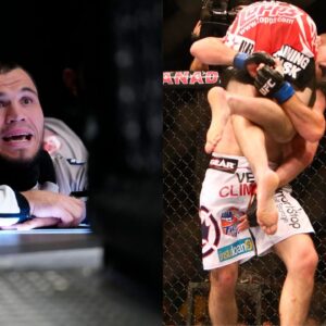 Umar Nurmagomedov (L), Khabib Nurmagomedov (R)