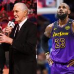 Dwyane Wade and Pat Riley(L), LeBron James(R)