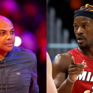Charles Barkley(L) and Jimmy Butler(R)