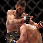 UFC 284 PERTH, Alex Volkanovski (R) of Australia and Islam Makhachev of Russia during their Lightweight title bout at UFC 284 at RAC Arena in Perth, Sunday, February 12, 2023. ( !ACHTUNG: NUR REDAKTIONELLE NUTZUNG, KEINE ARCHIVIERUNG UND KEINE BUCHNUTZUNG! PERTH WESTERN AUSTRALIA AUSTRALIA PUBLICATIONxNOTxINxAUSxNZLxPNGxFIJxVANxSOLxTGA Copyright: xRICHARDxWAINWRIGHTx 20230212001762835066