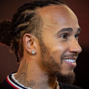 F1 Grand Prix Of Abu DhabiF1 Grand Prix Of Abu Dhabi Lewis Hamilton of Great Britain driver of Mercedes-AMG Petronas F1 Team talks to media and press after the race, the Formula One Grand Prix of Abu Dhabi at Yas Marina Circuit