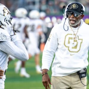 Jimmy Horn Jr. and Deion Sanders