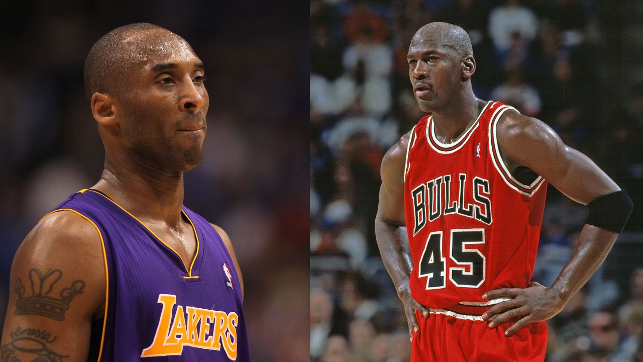 Kobe Bryant (Left) and Michael Jordan (Right)
