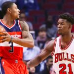 Bradley Beal (L) and Jimmy Butler (R)