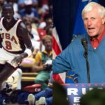 Michael Jordan(L) and Bobby Knight(R)