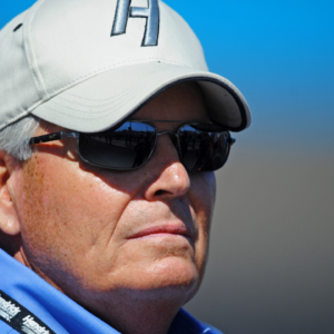 NASCAR Sprint Cup Series team owner Rick Hendrick during qualifying for the Subway Fresh Fit 500 at Phoenix International Raceway.