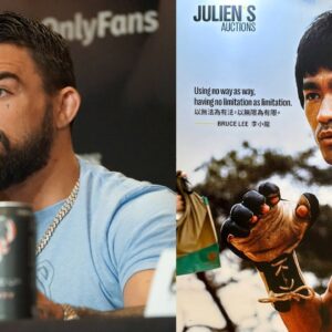 Mike Perry (L), Bruce Lee (R)