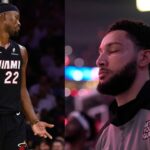 Jimmy Butler (L) and Ben Simmons (R)