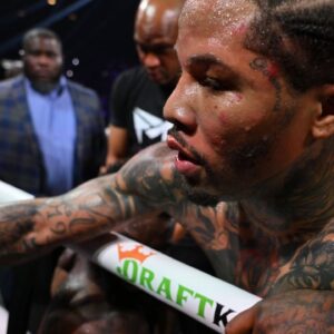 June 15, 2024, Las Vegas, Nevada, USA: GERVONTA DAVIS (30-0-28) of Baltimore, Maryland defeats FRANK MARTIN (18-1-12) of Indianapolis, Indiana by a 8 round knockout during PBC on Prime at the MGM Grand Arena in Las Vegas Las Vegas USA - ZUMAo117 20240615_zsp_o117_359 Copyright: xMikaelxOnax