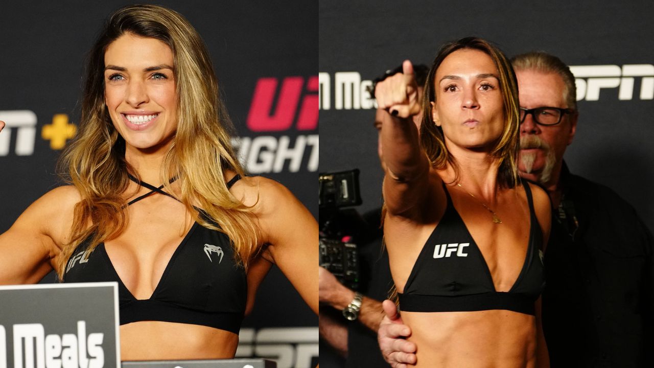 McKenzie Dern (L), Amanda Ribas (R)