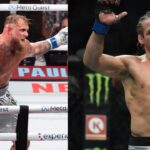 Jake Paul (L) and Urijah Faber (R)