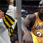 Will Ferrell (L) and Shaquille O'Neal (R)