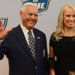 January 29, 2014, Charlotte, NC, USA: NASCAR, Motorsport, USA Hall of Fame member Junior Johnson and his wife, Lisa Johnson, walk the red carpet prior to the NASCAR Hall of Fame Induction Ceremony in Charlotte, N.C., on January 29, 2014. Junior Johnson, a racing icon who ran moonshine before NASCAR fame, dies at age 88 - ZUMAm67_ 20140129_zaf_m67_275 Copyright: xJeffxSinerx