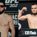 Islam Makhachev (L), Umar Nurmagomedov (R)