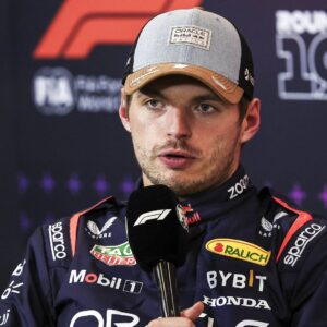 VERSTAPPEN Max (ned), Red Bull Racing RB20, portrait, press conference, PK, Pressekonferenz during the Formula 1 Pirelli United States Grand Prix 2024