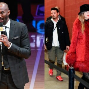 Kobe Bryant (L), Taylor Swift (R)