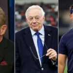 Skip Bayless, Jerry Jones and Brian Schottenheimer