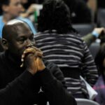 Michael Jordan NBA: Preseason-Atlanta Hawks at Charlotte Bobcats