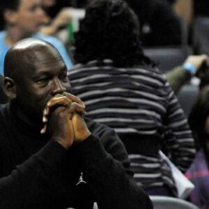 Michael Jordan NBA: Preseason-Atlanta Hawks at Charlotte Bobcats