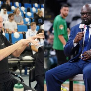 Bill Walton and Shaquille O'Neal