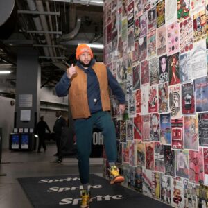 Brooklyn Nets point guard Ben Simmons (10) arrives to the arena before the game against the Portland Trail Blazers at Moda Center.