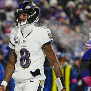 Lamar Jackson and Nick Wright