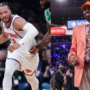 Jalen Brunson and Walt Frazier