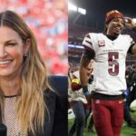 Erin Andrews and Jayden Daniels