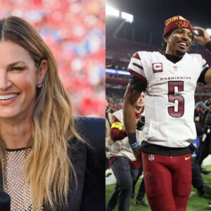 Erin Andrews and Jayden Daniels