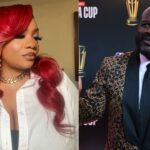 Ms. Pat (L) and Shaquille O'Neal (R)