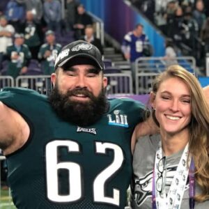 Jason and Kylie Kelce