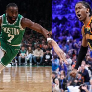 Jaylen Brown (L) and Jalen Williams (R)