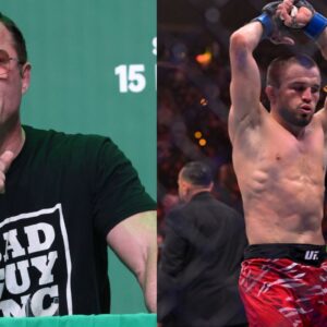 Chael Sonnen (L), Umar Nurmagomedov (R)