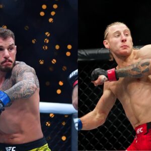 Renato Moicano (L), Paddy Pimblett (R)