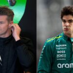 Nico Hulkenberg (L) and Lance Stroll (R)