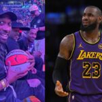 Gilbert Arenas (L) and LeBron James (R)