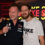 VETTEL Sebastian (ger), Aston Martin F1 Team AMR22, HORNER Christian (gbr), Team Principal of Red Bull Racing, portrait during the Formula 1 Etihad Airways Abu Dhabi Grand Prix 2022, 22nd round of the 2022 FIA Formula One World Championship, WM, Weltmeisterschaft from November 18 to 20, 2022 on the Yas Marina Circuit, in Yas Island, Abu Dhabi