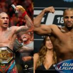 Alex Pereira (L), Daniel Cormier (R)