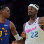 Jimmy Butler NBA: Denver Nuggets at Miami Heat