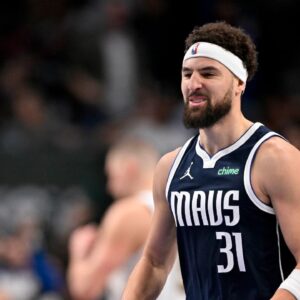 Klay Thompson NBA: Denver Nuggets at Dallas Mavericks