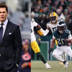 Tom Brady and Saquon Barkley