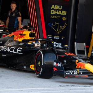 YUKI TSUNODA (JAP) of Visa RB CashApp F1 Team (VCARB) 22 testing in a Red Bull car during the 2024 Formula 1 Abu Dhabi Grand Prix at the Yas Marina Circuit
