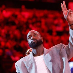 Dwyane Wade NBA: Detroit Pistons at Miami Heat