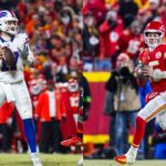 Josh Allen and Patrick Mahomes