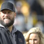 Pittsburgh Steelers former quarterback Ben Roethlisberger in attendance as the Steelers host the New Orleans Saints at Acrisure Stadium.