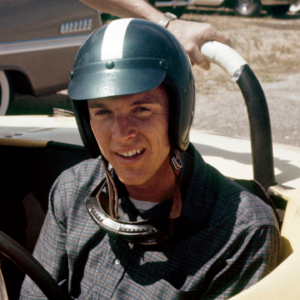 Apr 3, 1960; Riverside, CA, USA; FILE PHOTO; USAC driver Dan Gurney at the 1960 International Grand Prix road race at Riverside Raceway. Mandatory Credit: Darryl Norenberg-US PRESWIRE