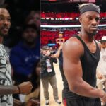 Dwight Howard (L) and Jimmy Butler (R)