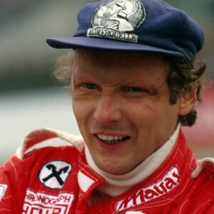 Niki Lauda (Austria Ferrari) optimistic Motorsport Grand Prix Men's Italian Grand Prix 1976, Formula 1 World Championship, F1, F, GP portrait Monza