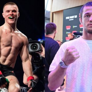 Paul Hughes (L), Usman Nurmagomedov (R)